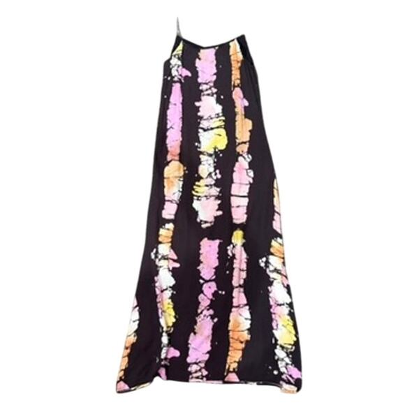 Busayo x RTR Tie Dye Slip Dress in Black Multi, Size S - Picture 7 of 10